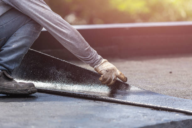 Professional Crawl Space Encapsulation technician working in Holley, NY